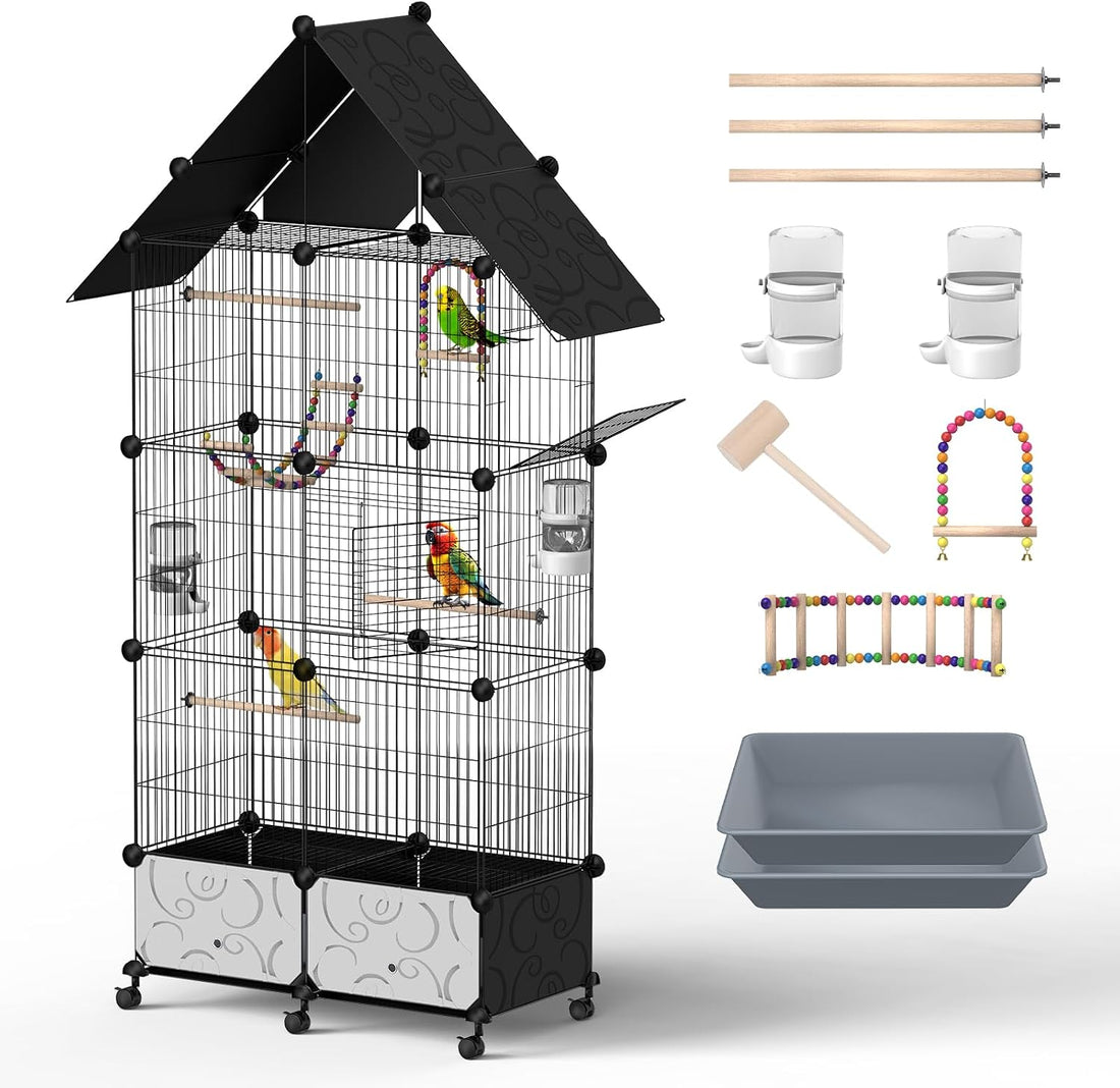 59 Inch Large Bird Cage for Parakeets