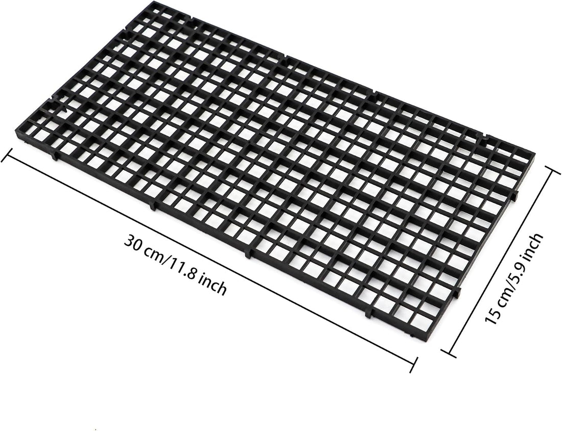 ALEGI Aquarium Fish Tank Divider Plastic Egg Crate Filter Bottom Tray