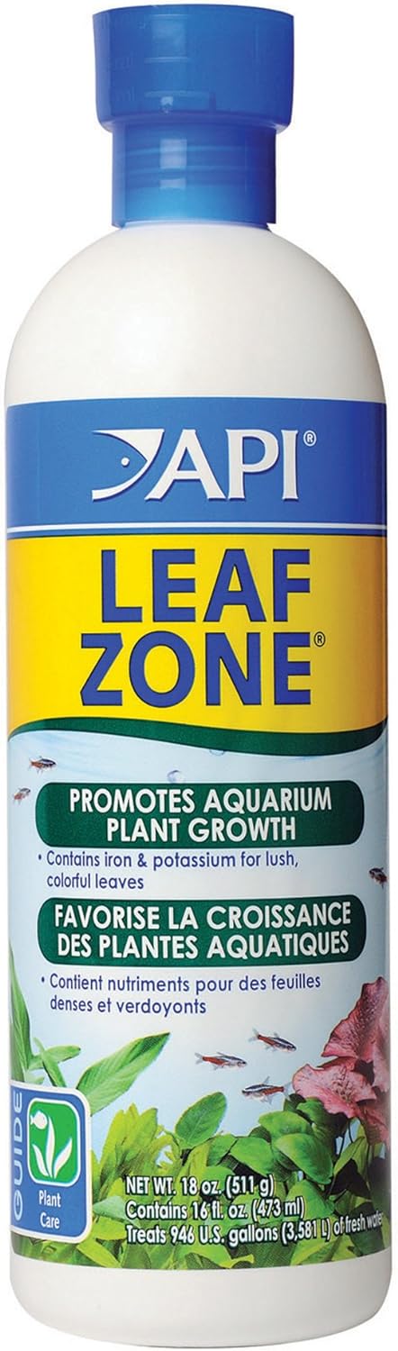 API LEAF ZONE Freshwater Aquarium Plant Fertilizer 18-Ounce Bottle