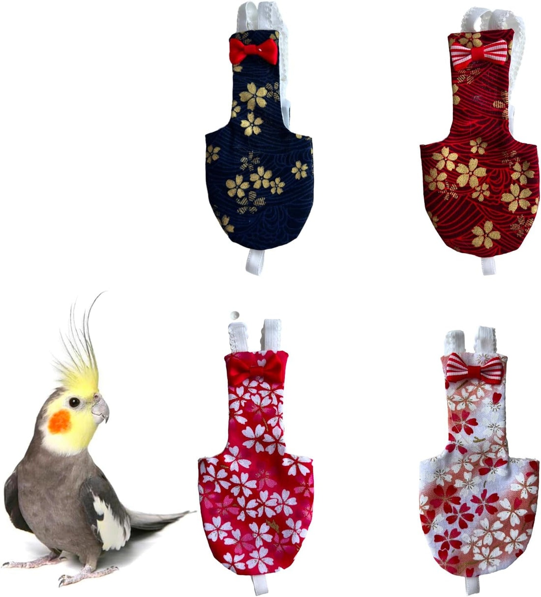 Bird Diapers 2 Pack, Small Parrot Clothes