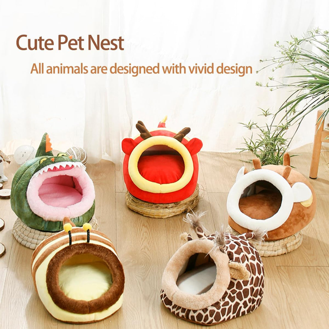 EAEDMY Guinea Pig Rat Bed Hideout for Rat Bearded Dragon Hedgehog