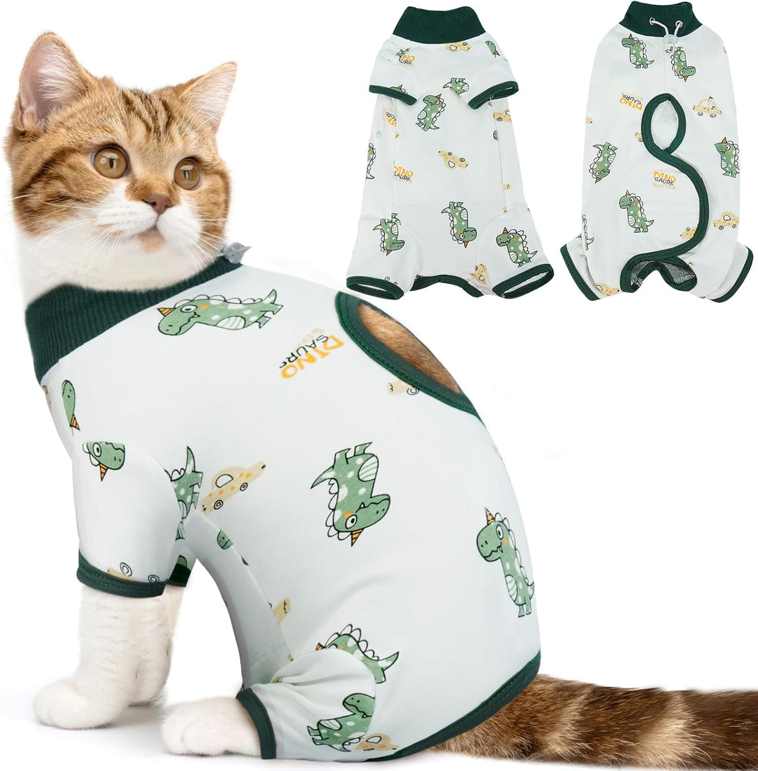 DENTRUN Cat Surgery Recovery Suit Female Male