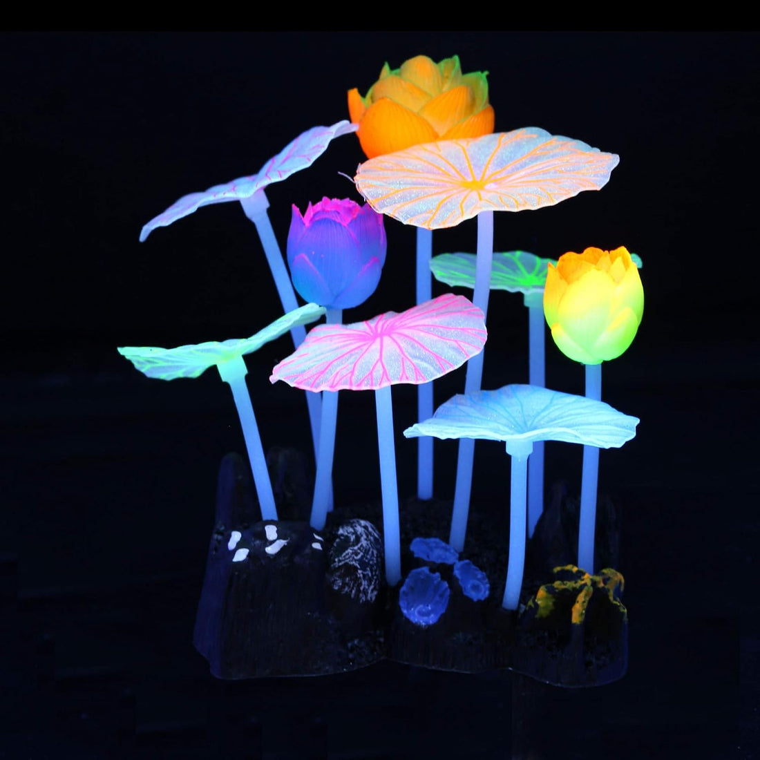 Glowing Fish Tank Decoration Aquarium Plants Accessories Kit #2
