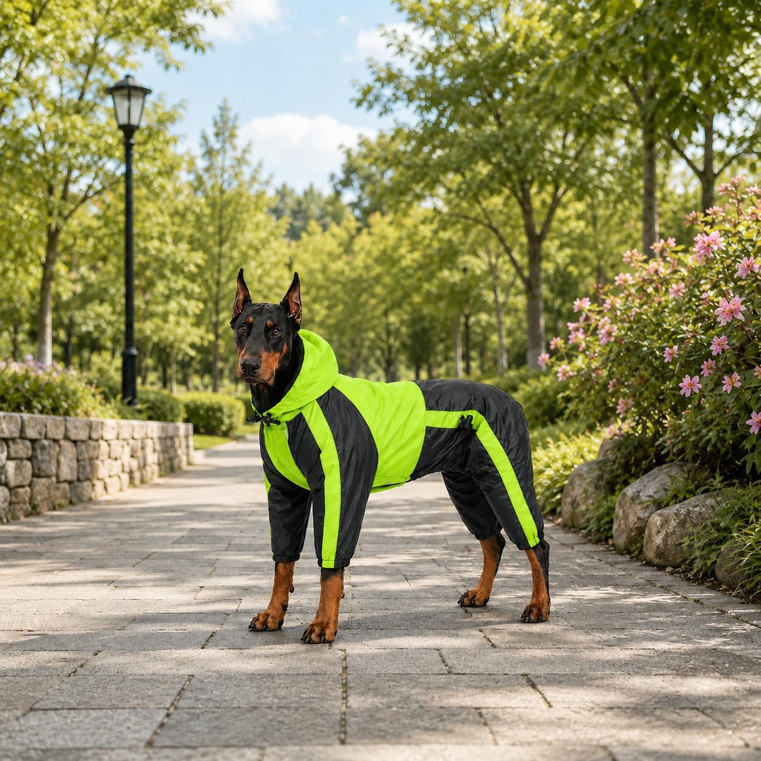 Pet Apparel Large Dog Clothing Raincoat Pet Clothes Rain Coat For Big