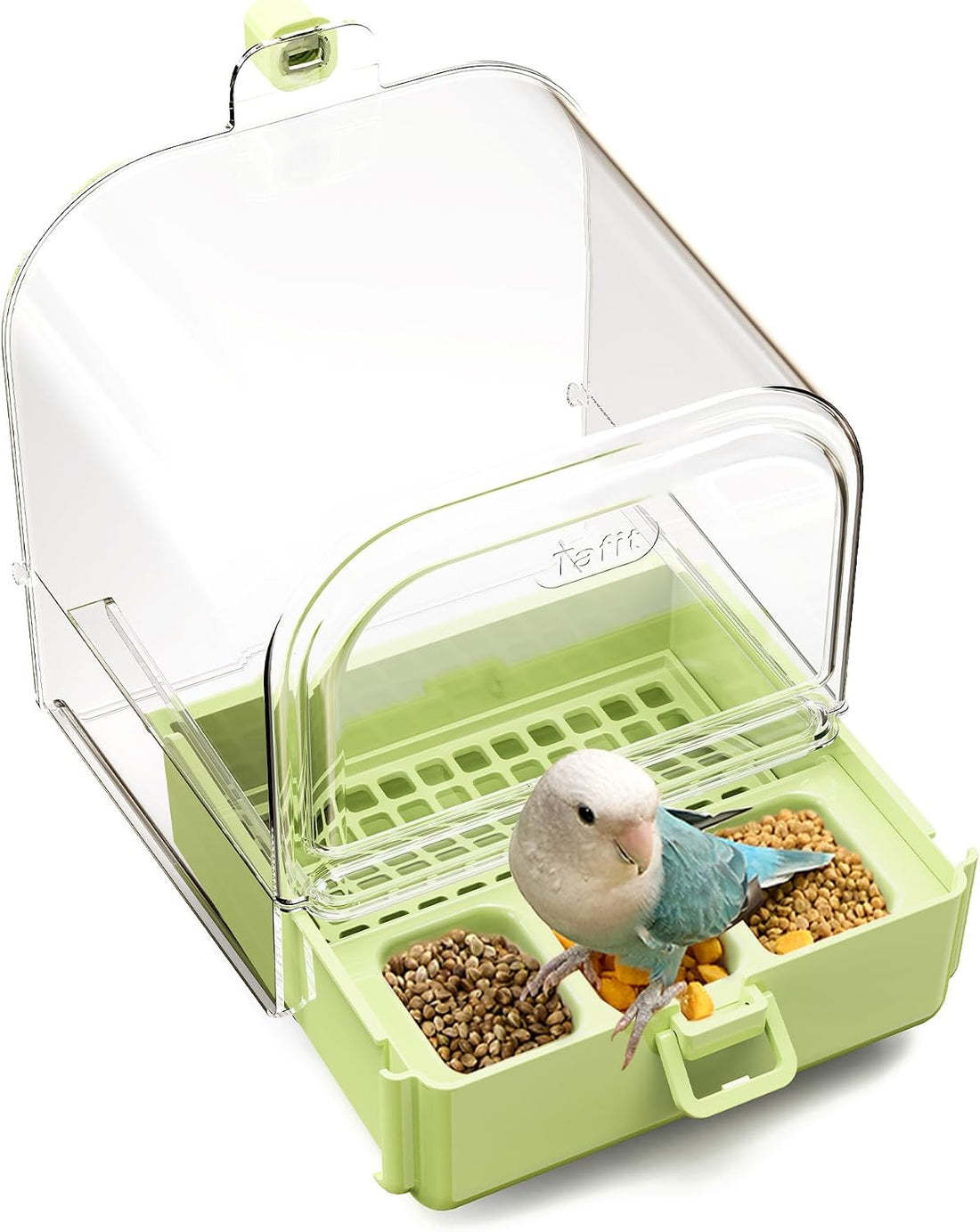 Hanging 3‑in‑1 Multifunction Bird Bath Bowl House for Parrots