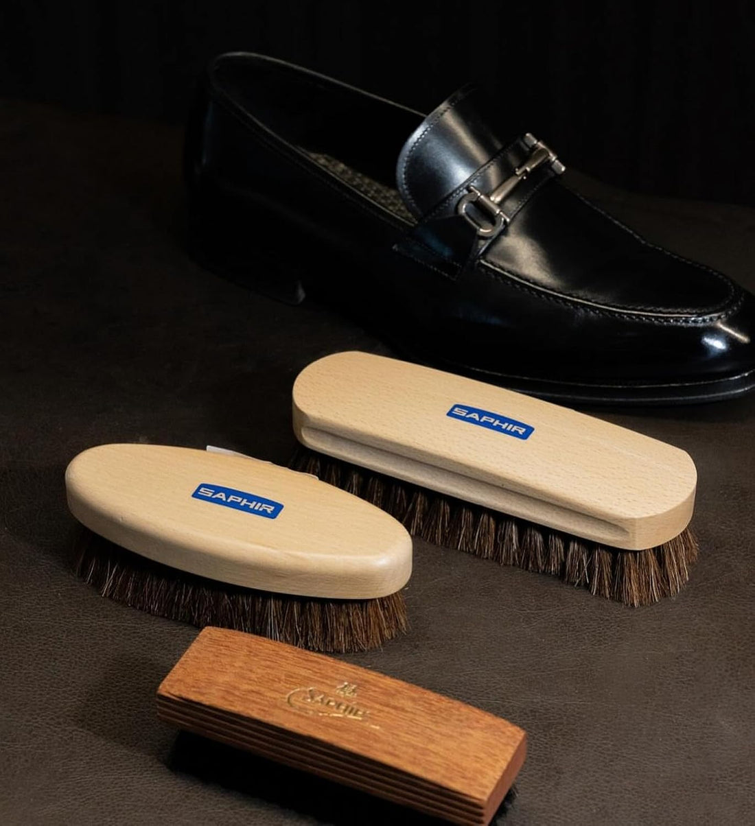 Saphir 8" Natural Horsehair Brush (21cm)