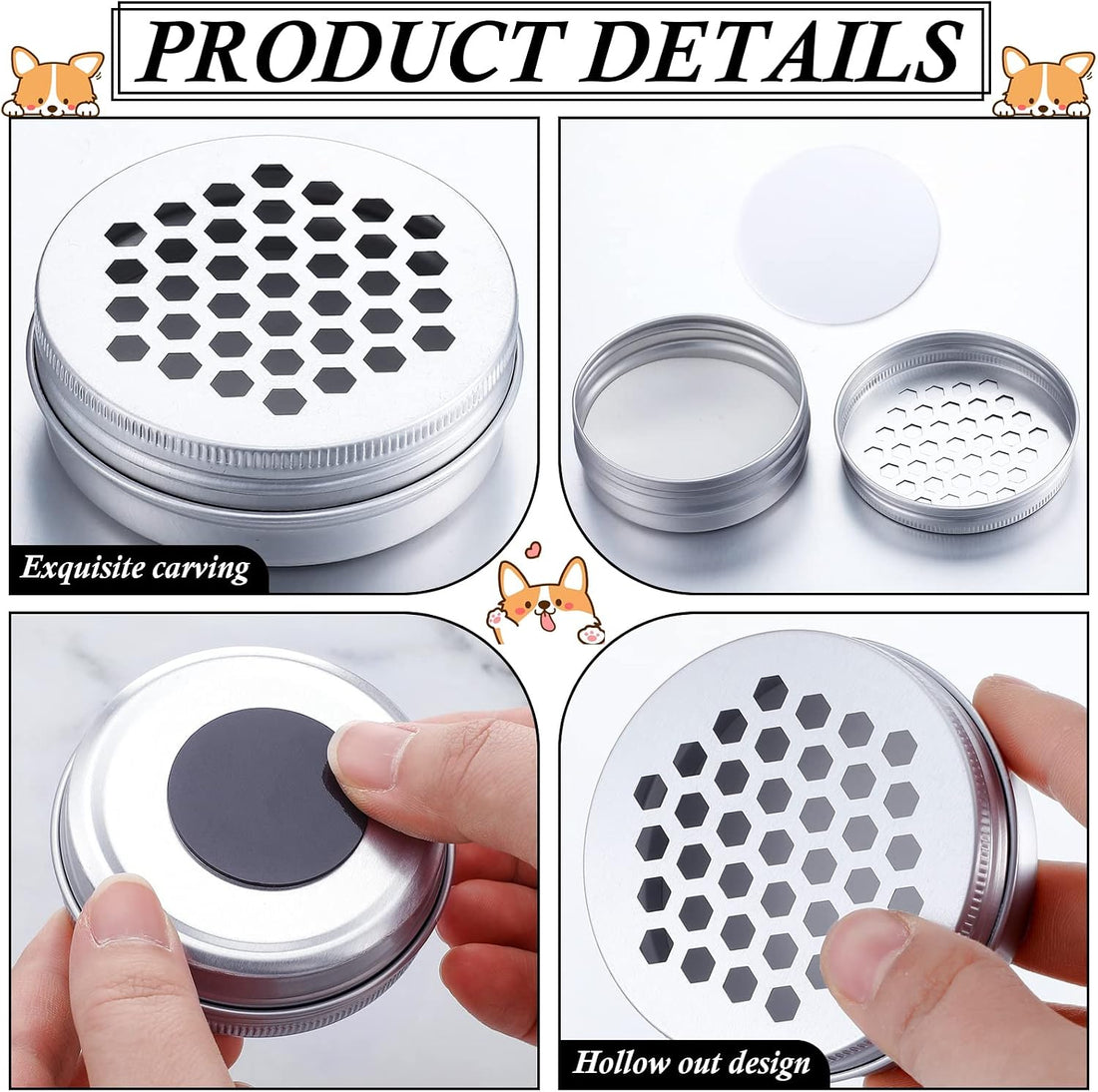 Oudain Dog Scent Work Tins, Twelve-Pack
