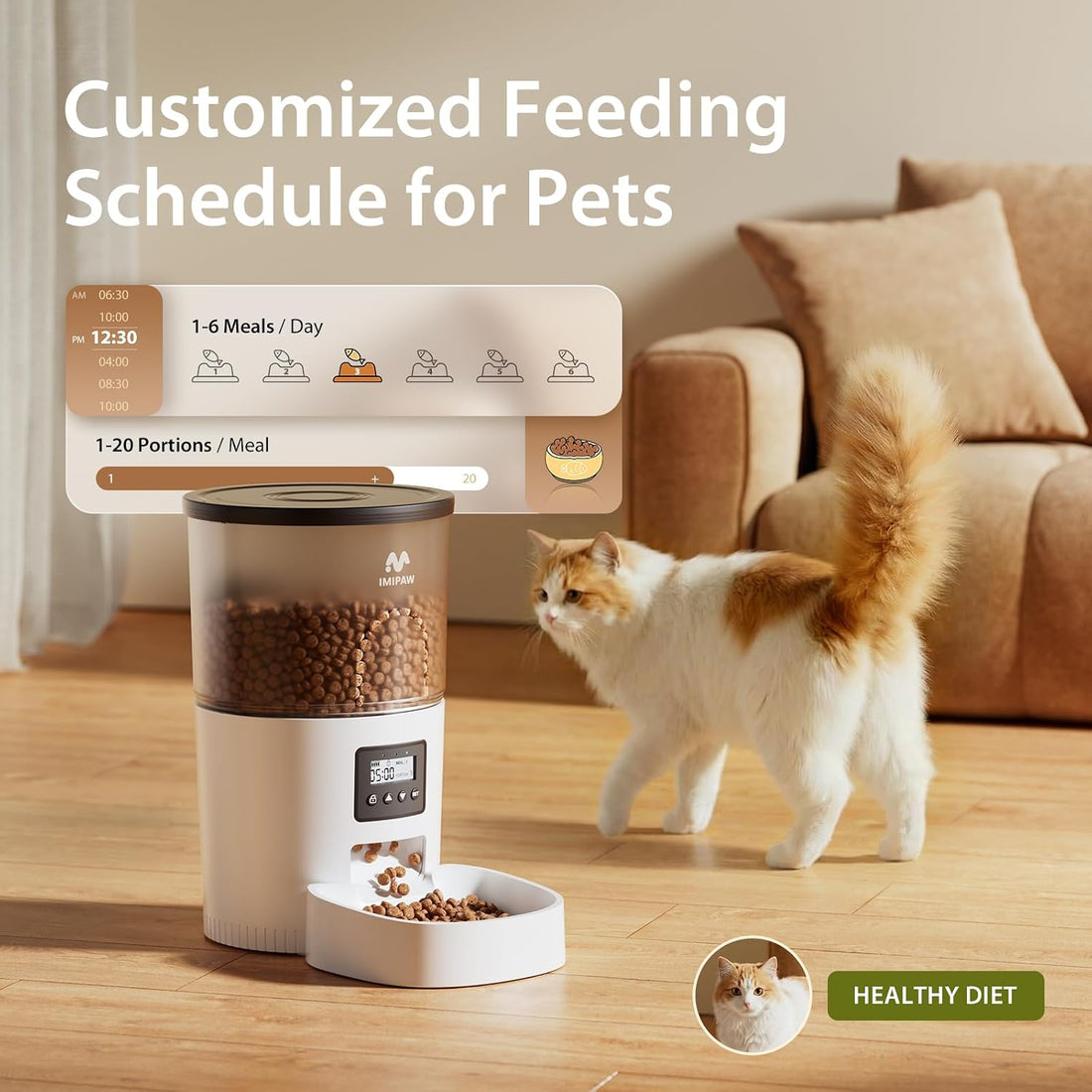 IMIPAW Automatic Cat Feeders