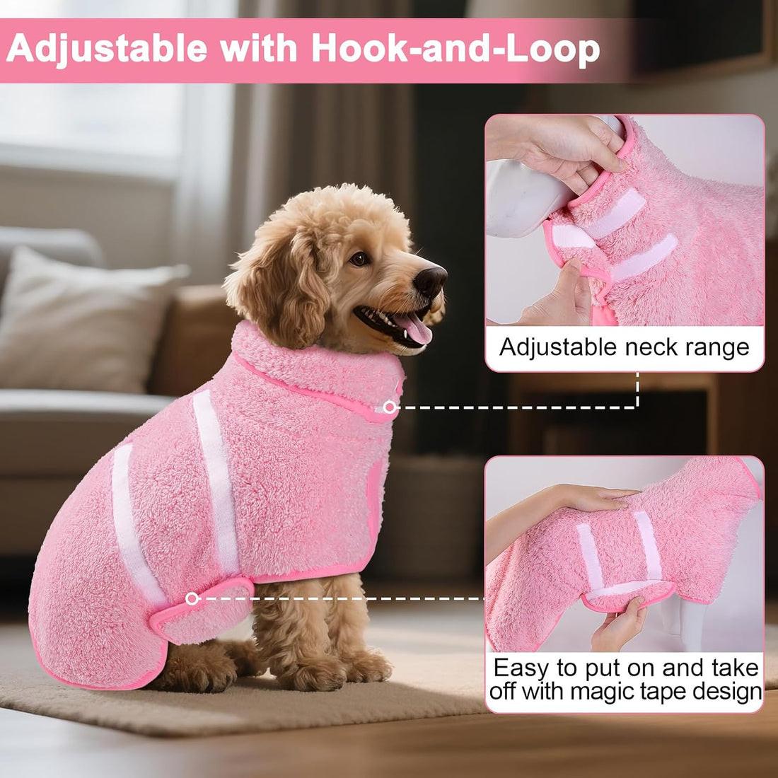 Unicorn Catcher Dog Bathrobe Super Absorbent Quick Drying Robe