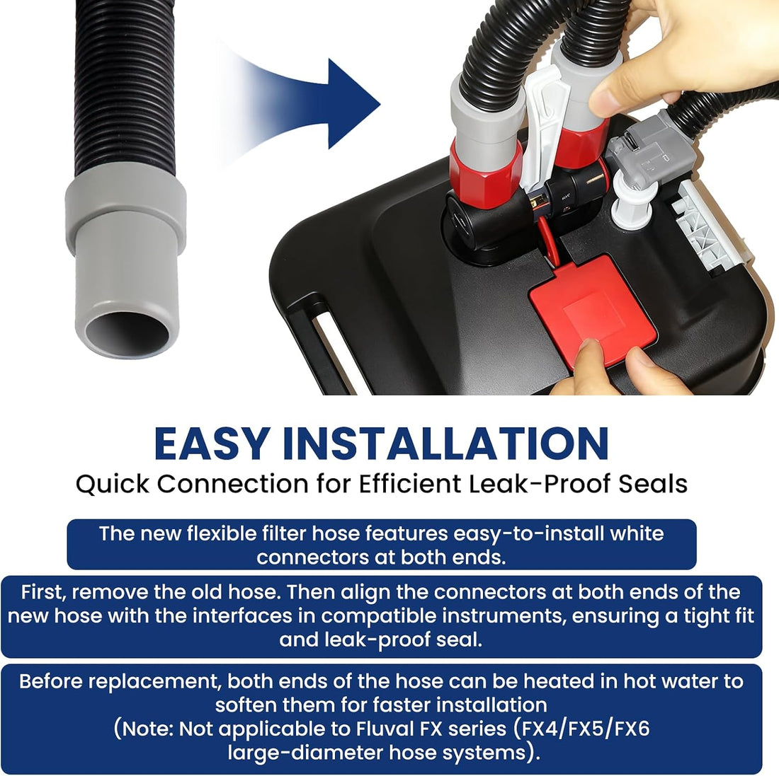 A20015 Ribbed Hosing for Fluval Canister Filter