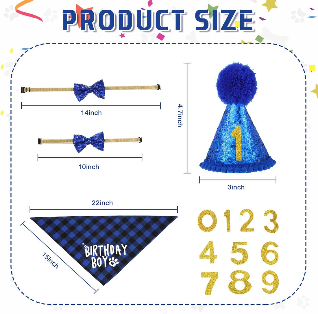 Weewooday Dog Birthday Party Supplies Birthday Boy Girl Cake Bandana