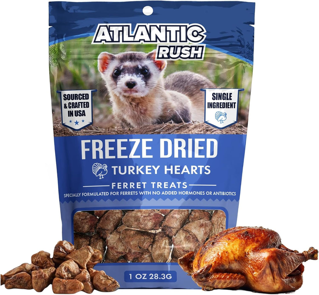 Freeze Dried Small Pet Treats - Resealable Bag of Treats for Ferrets