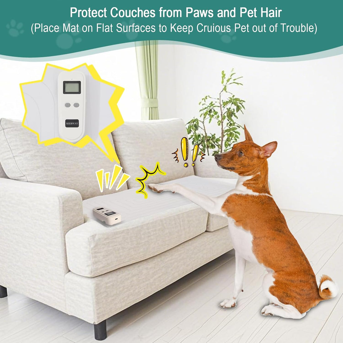 SEERWAY Rechargeable Scat Pet Shock Mat