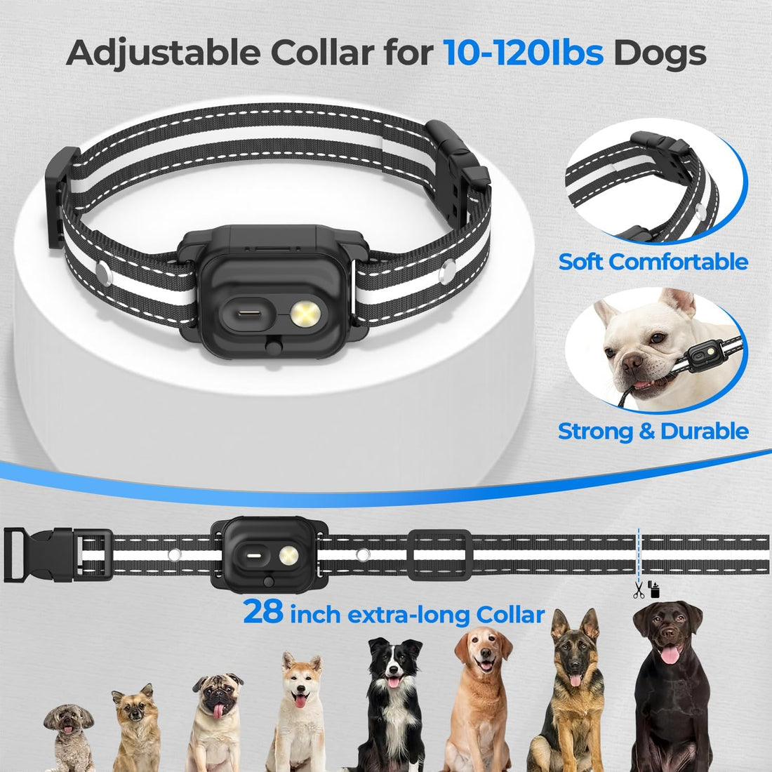 Dog Shock Collar with Remote, 3300FT Range, 2 Receiver Collars