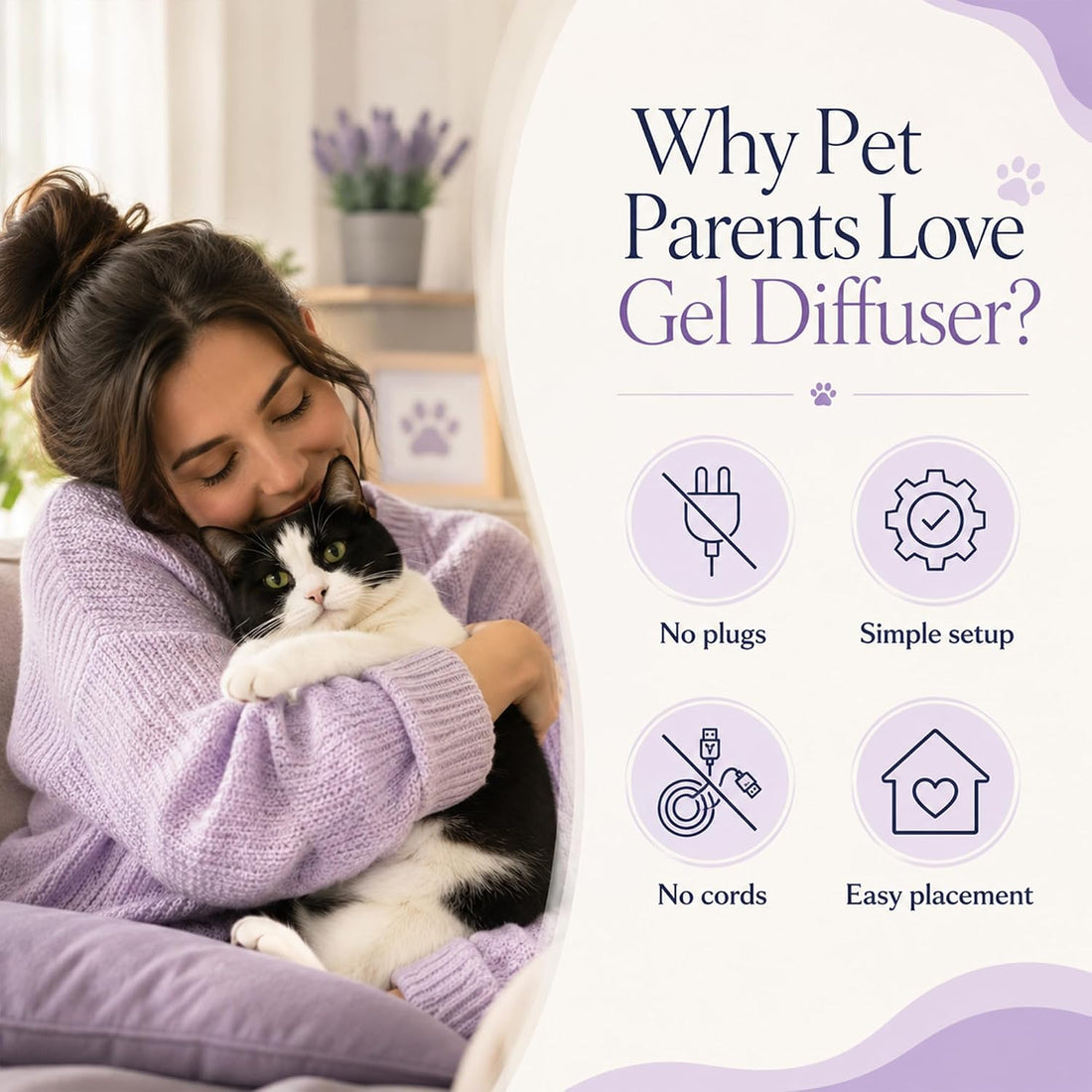 4 Pack Cat Pheromone Calming Diffuser Gel Relieve Anxiety