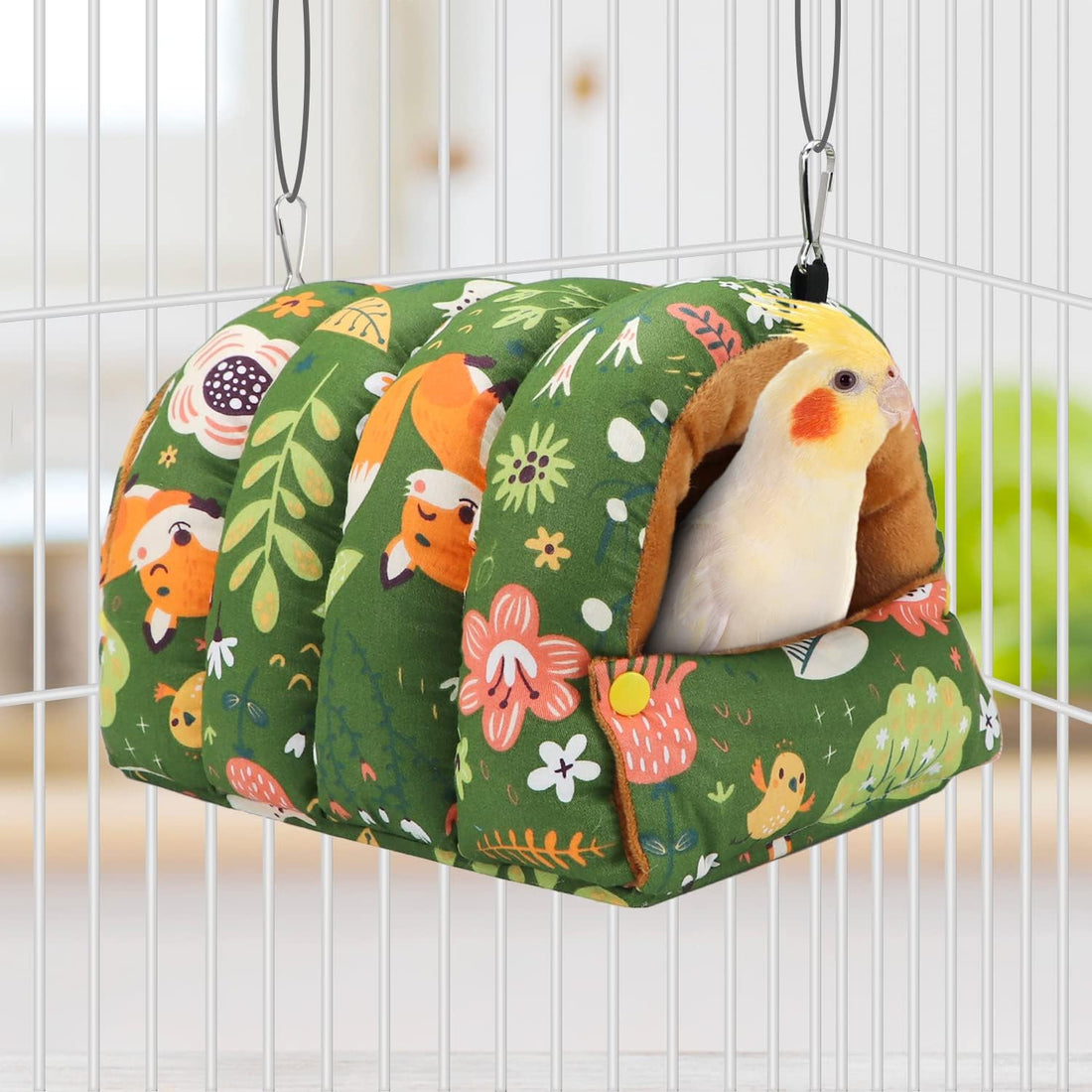 Wontee Bird Nest House Winter Warm Snuggle Hut Bird Bed Hanging