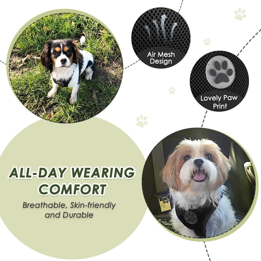 SlowTon Dog Seat Belt Harness for Car