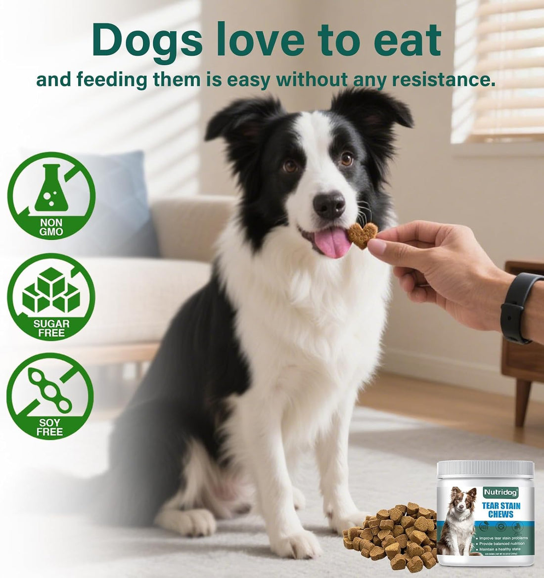 Tear Stain Chews for Dogs - Dog Tear Stain Remover