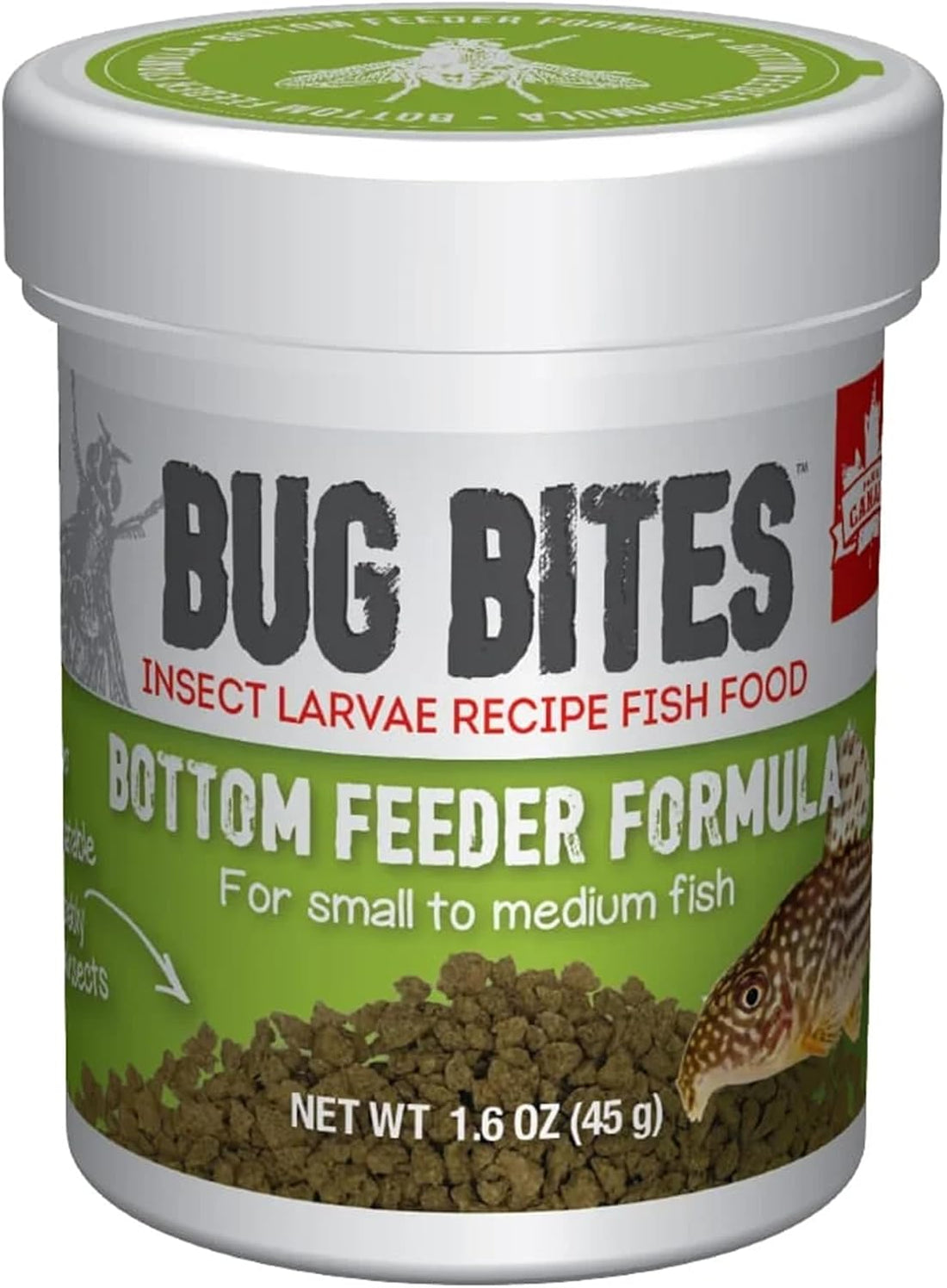 Fluval Bug Bites Bottom Feeder Fish Food, 1.60 Oz.