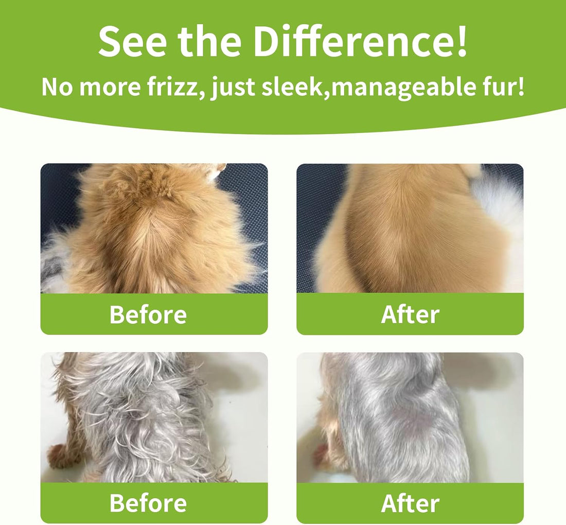 Unscented Pet Fur Care Oil - Gentle Leave-in Conditioner