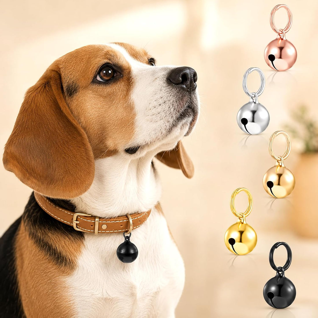10 Pcs Loud Cat Bells Dog Collar Bell Small Bell for Dog Collar 1/2