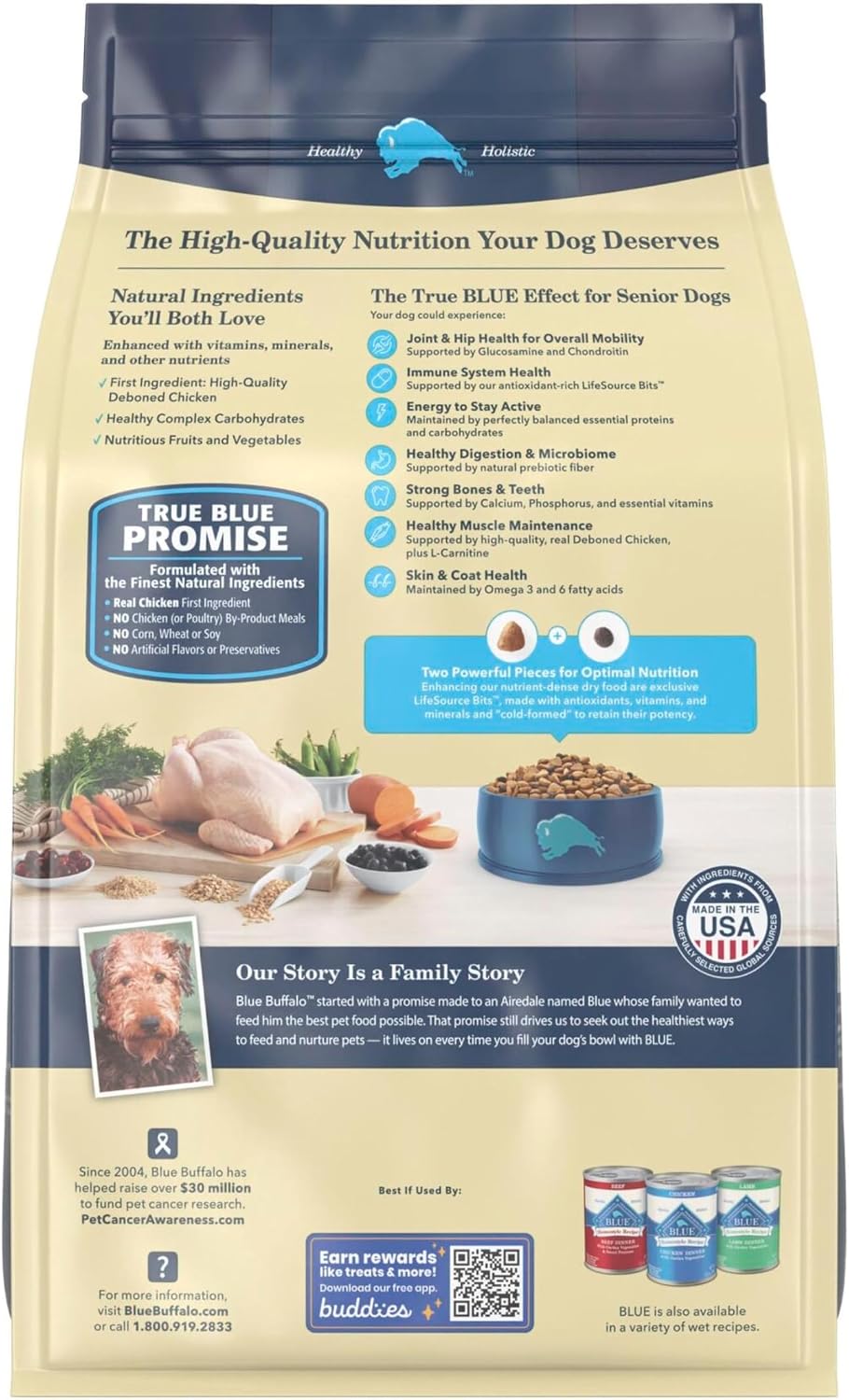Blue Buffalo Life Protection Formula Chicken & Brown Rice Senior Dry