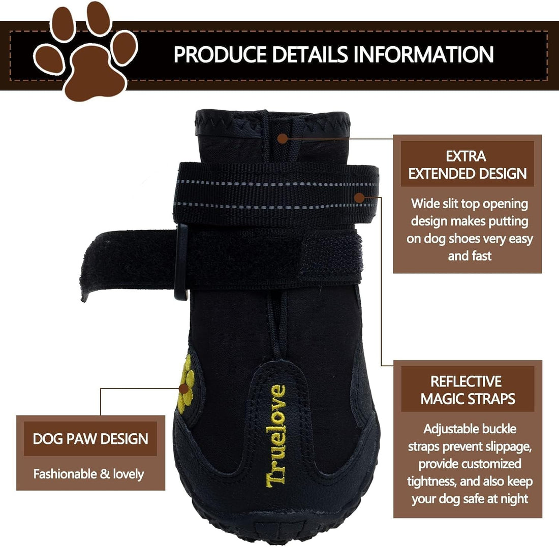 EXPAWLORER Dog Shoes for Large Dogs, Dog Shoes for Hot Pavement