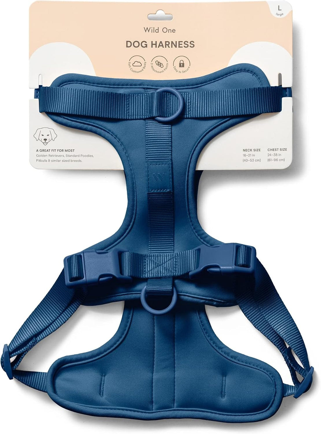 Wild One Dog Harness, The Original No-Pull, Pet Harness Size L