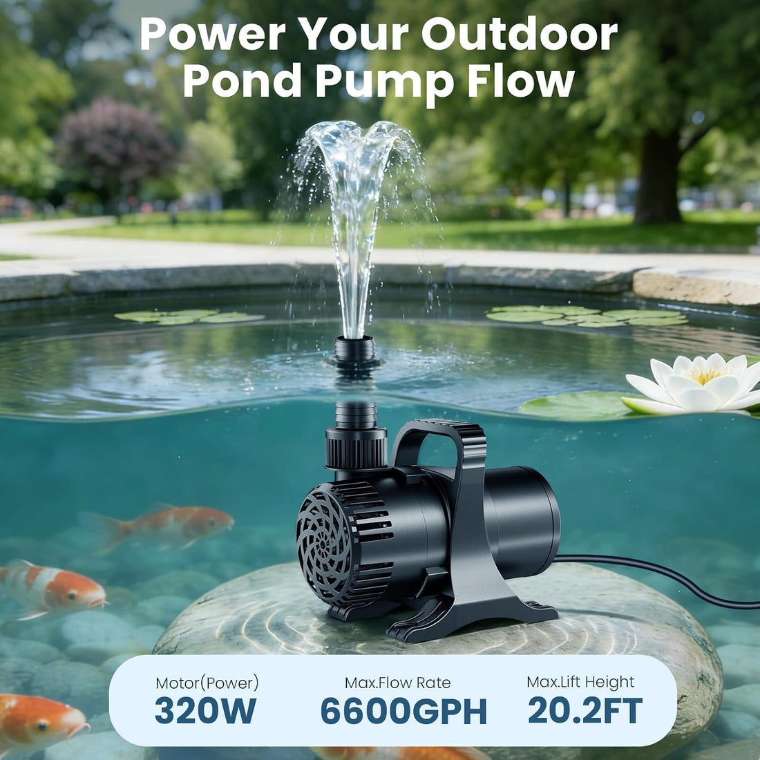 OYO Water 8000 GPH Pond Pump