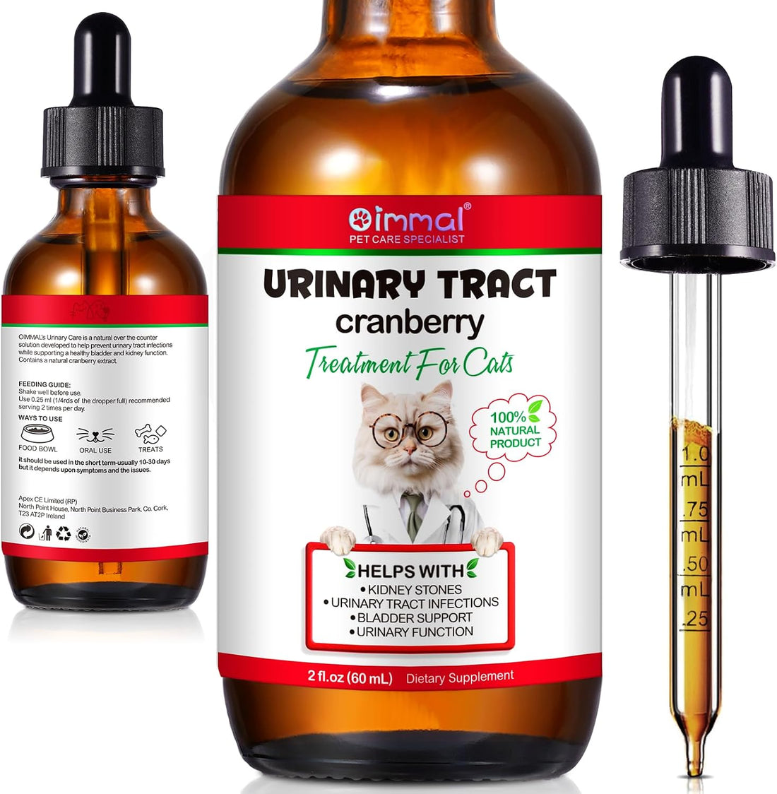 Urinary Tract for Cats, Natural Cat Urinary Tract Drops