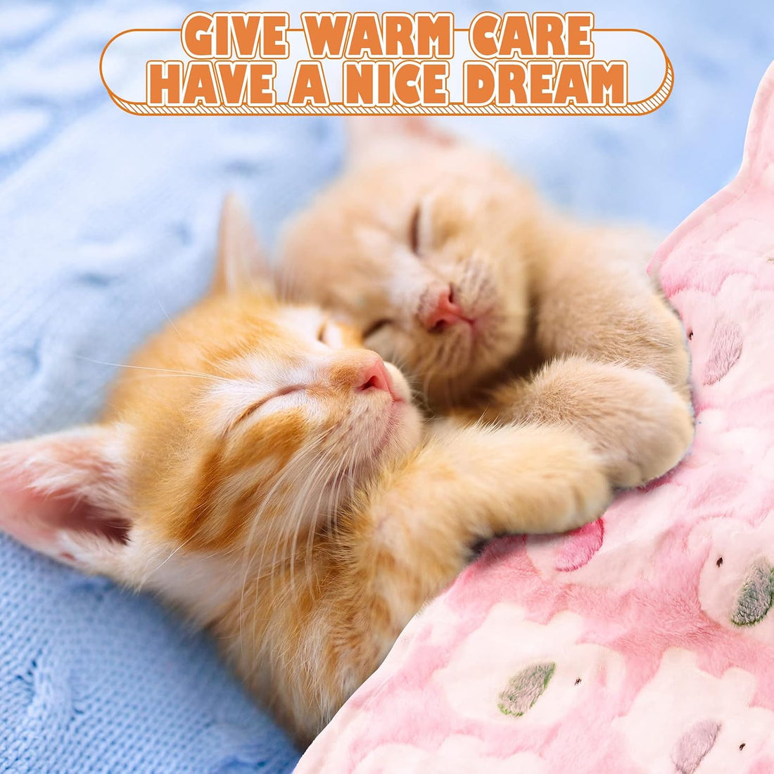 Chumia 18 Pcs Fleece Puppy Blanket for Dog Cat