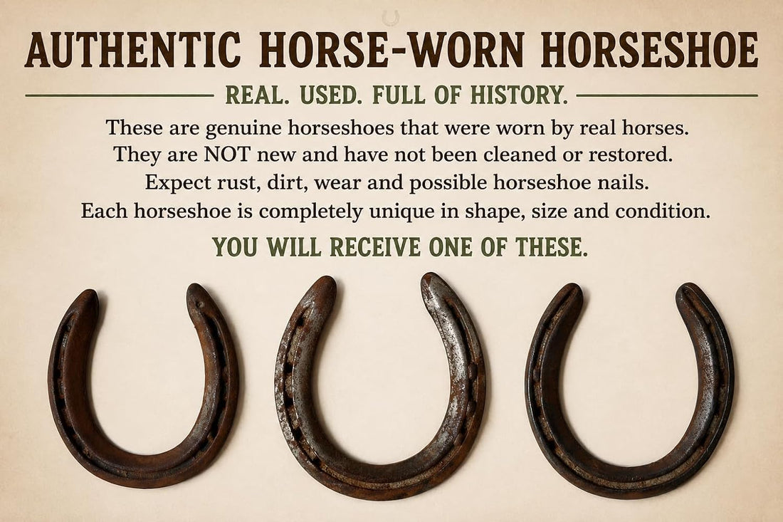 Authentic Used Horseshoe, Lucky Horse Shoe for Western Home Decor