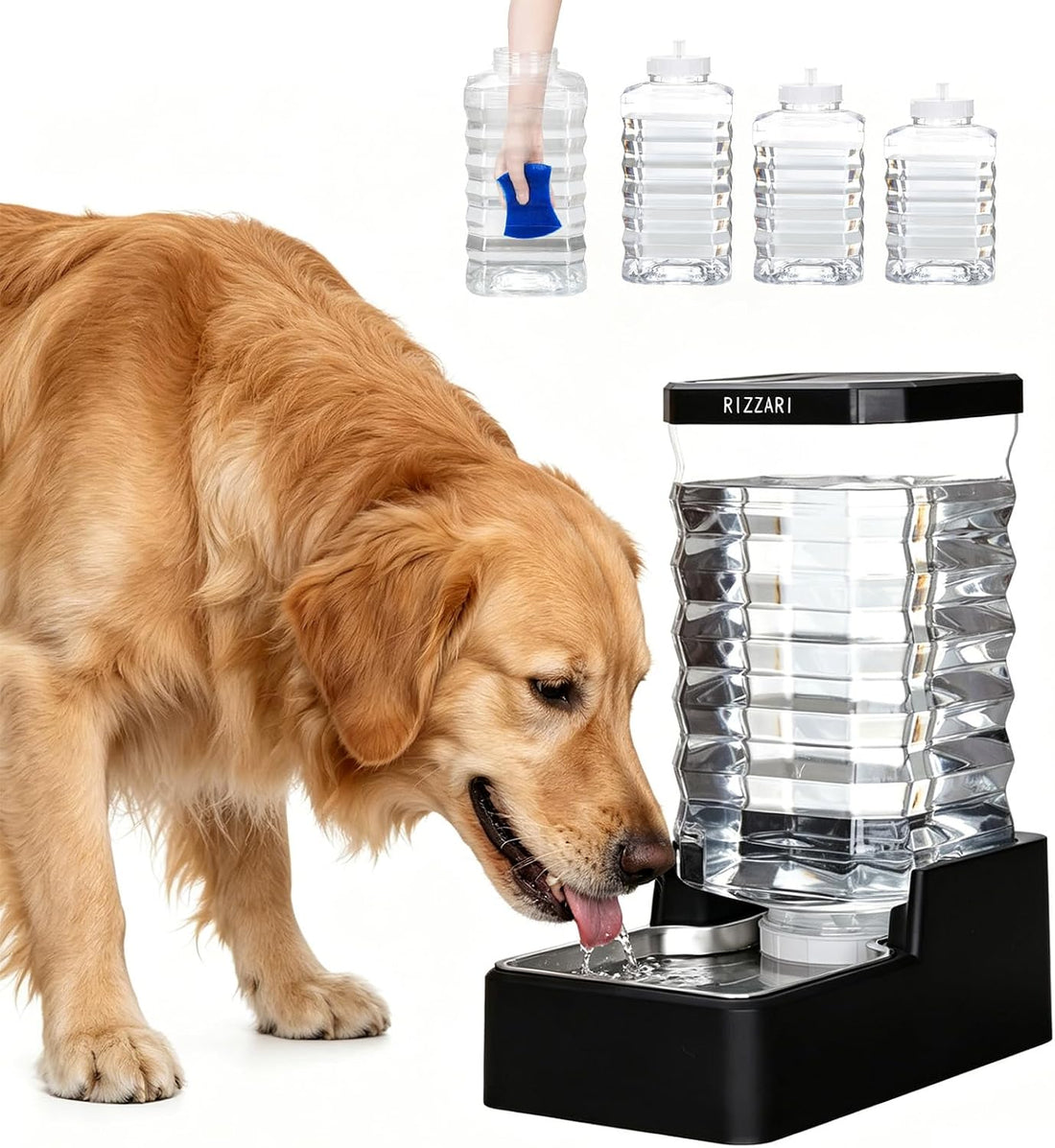 RIZZARI Automatic Dog Water Dispenser