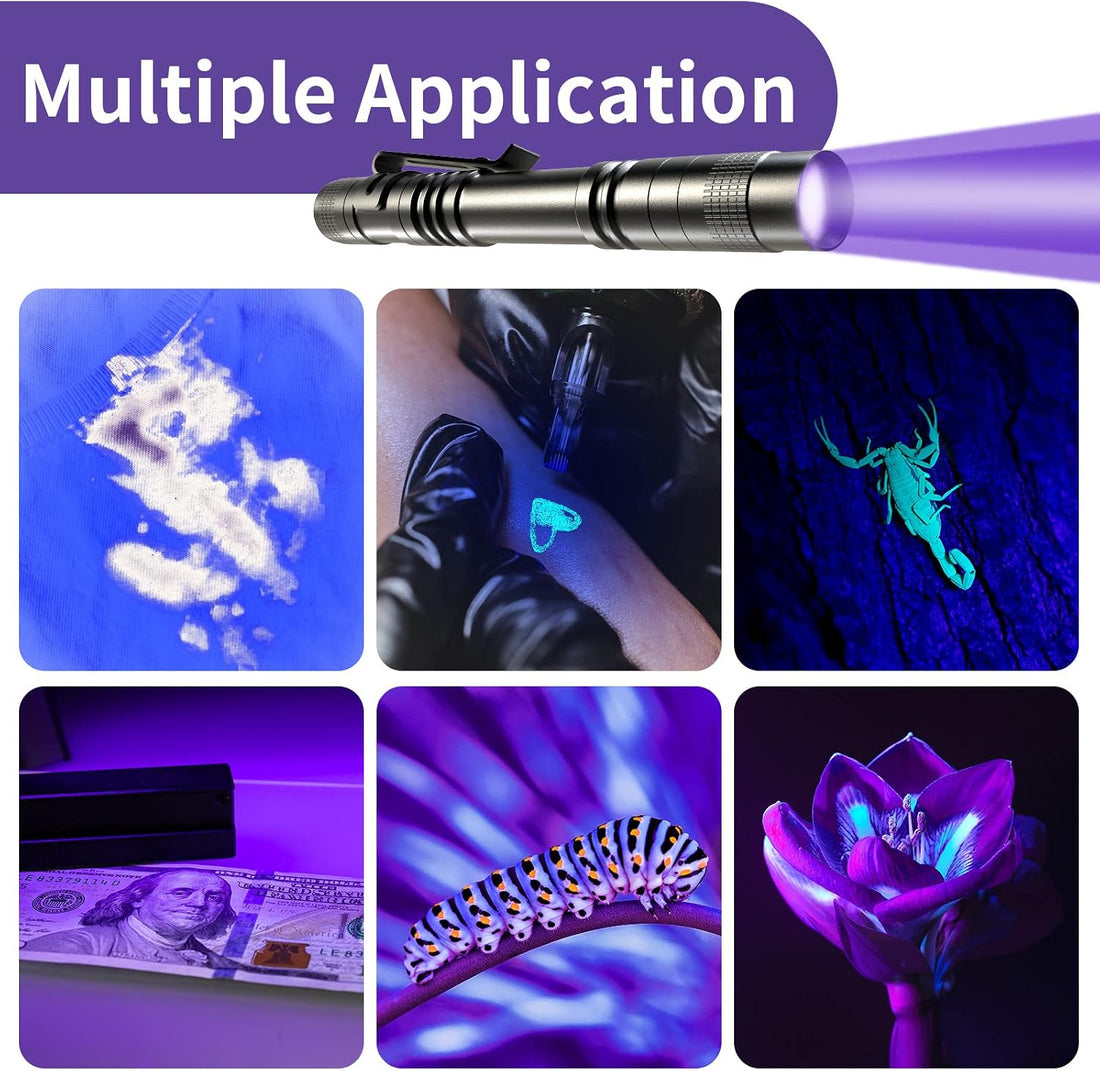COSOOS 2 UV Black Light Flashlight