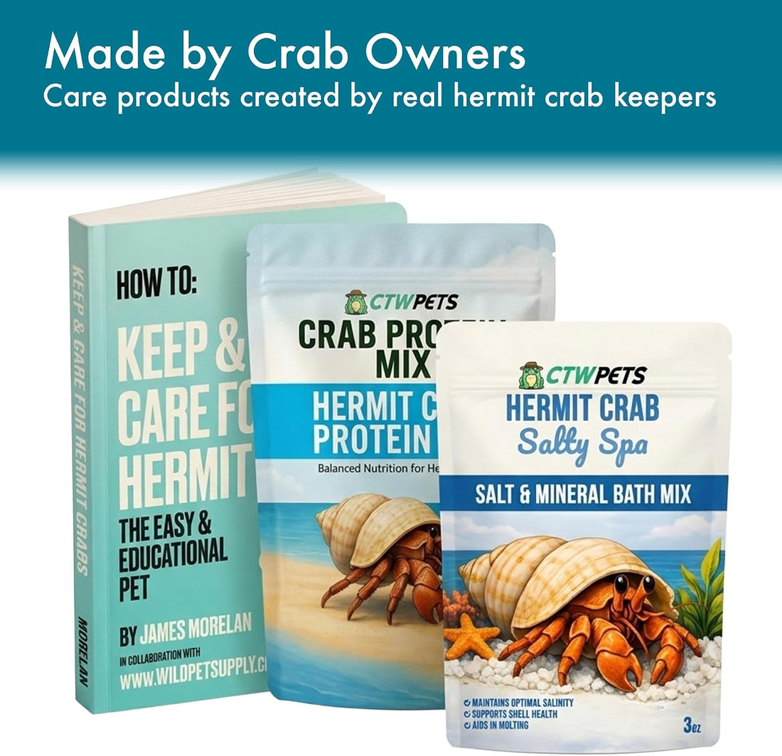 CTWPets Salty Spa Hermit Crab Salt Water Mix with Calcium & Trace