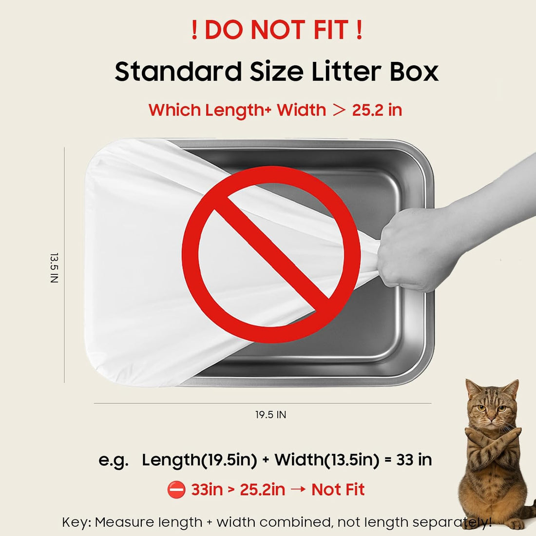 AWoHH 120 Tidy Draw-Pack Automatic Litter Box Bags Cat Litter Box