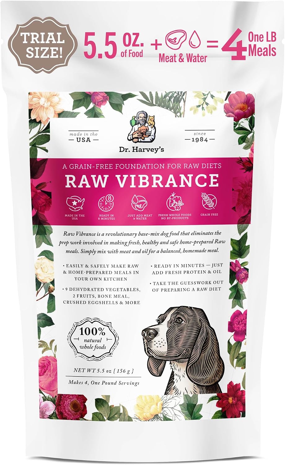 Dr. Harvey's Raw Vibrance Dog Food Base Mix (3 lb)