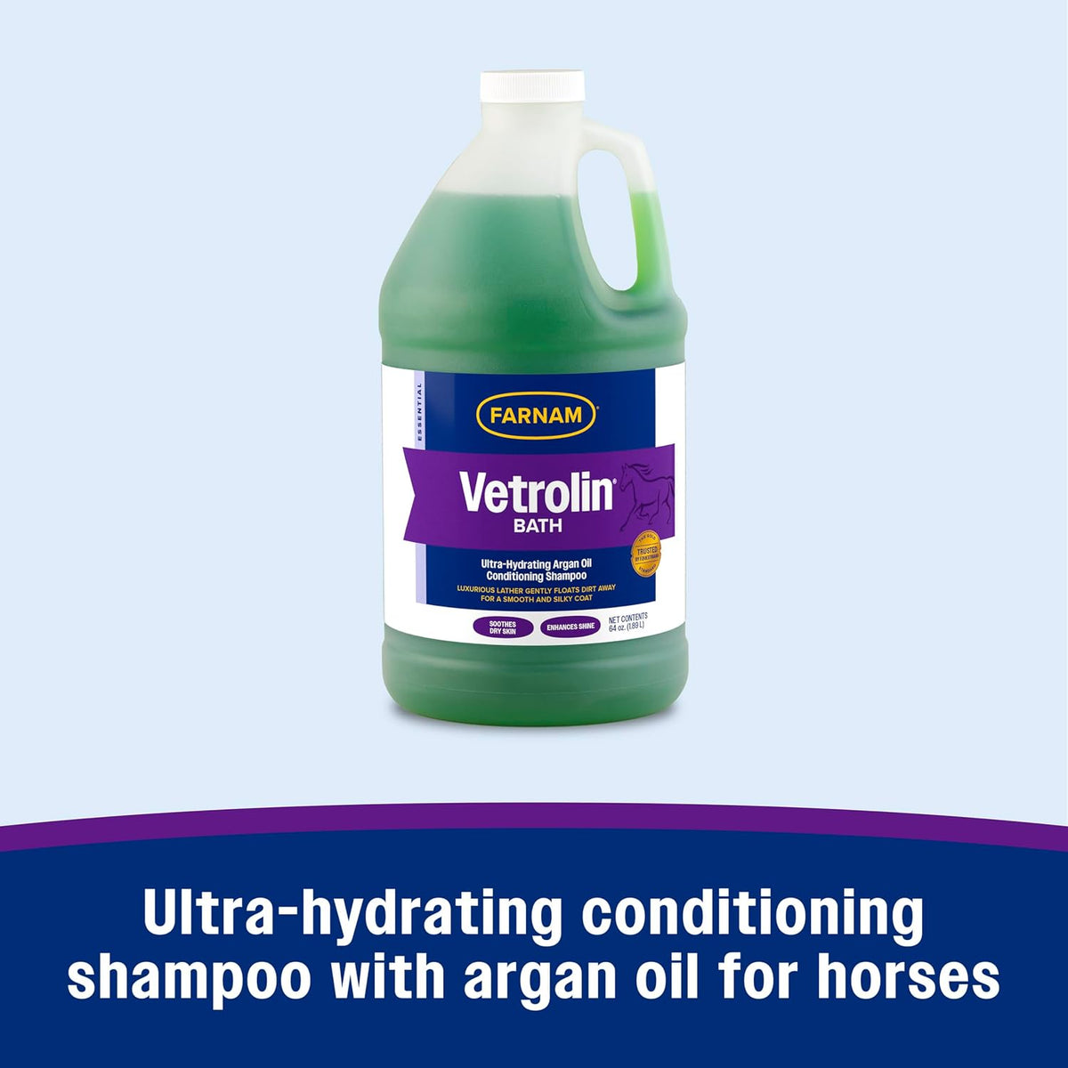 Farnam Vetrolin Bath Ulta-Hydrating Argan Oil Shampoo with Sunscreen