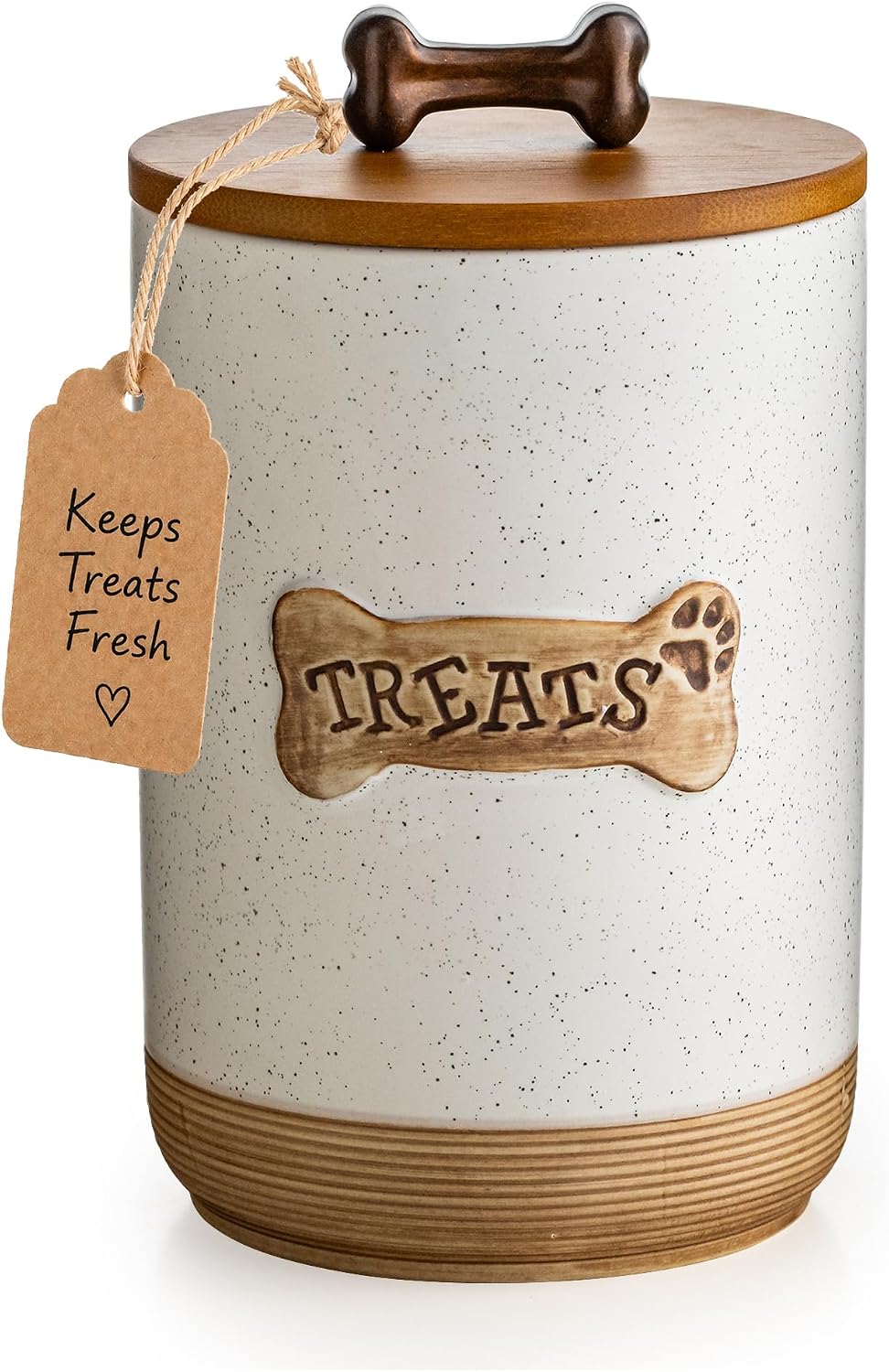 Miamolo Dog Treat Container with Lid