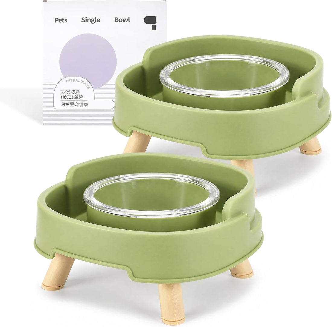 Ant Proof Cat Food Bowl, Non-Slip Elevated Cat Feeding Bowl