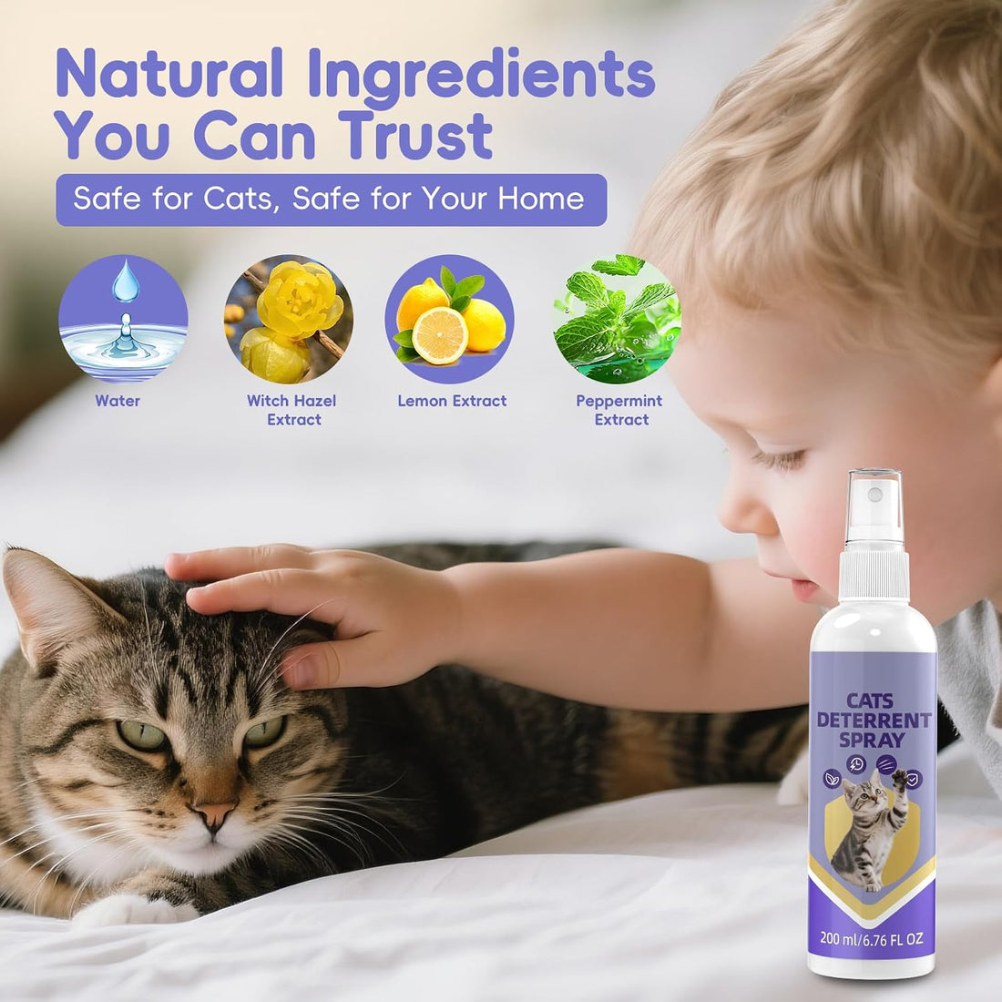 KTSAY Cat Deterrent Spray - Effective Repellent Spray for Furniture
