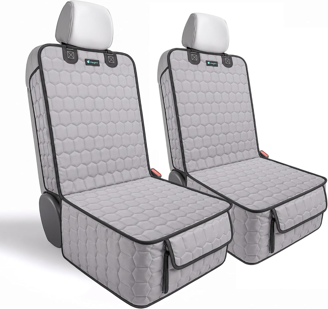 Meginc 2-Pack Front Seat Covers for Dogs
