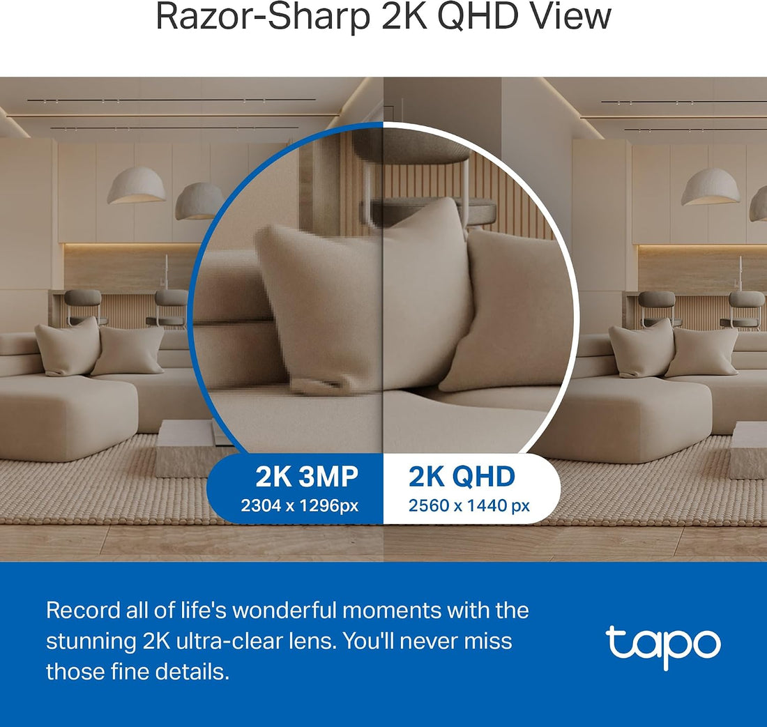 TP-Link Tapo 2K QHD Pan/Tilt Security Camera for Pet Camera