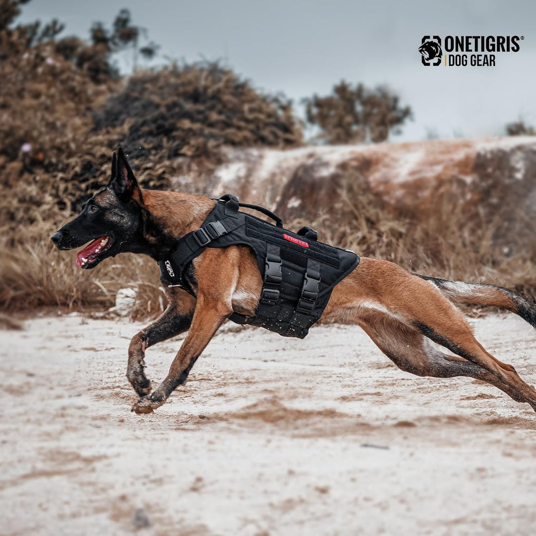 OneTigris Large Tactical Dog Harness No Pull Handle XL