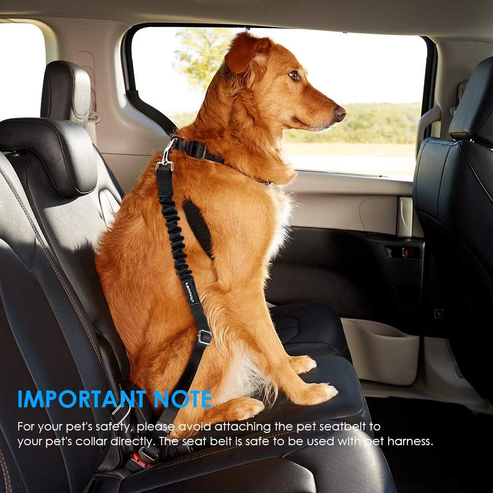 URPOWER 2 Pack Dog Seat Belt