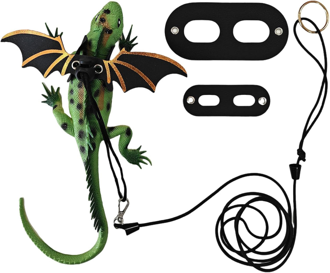 Dinosaur Wing Leash Harness for Bearded Dragons