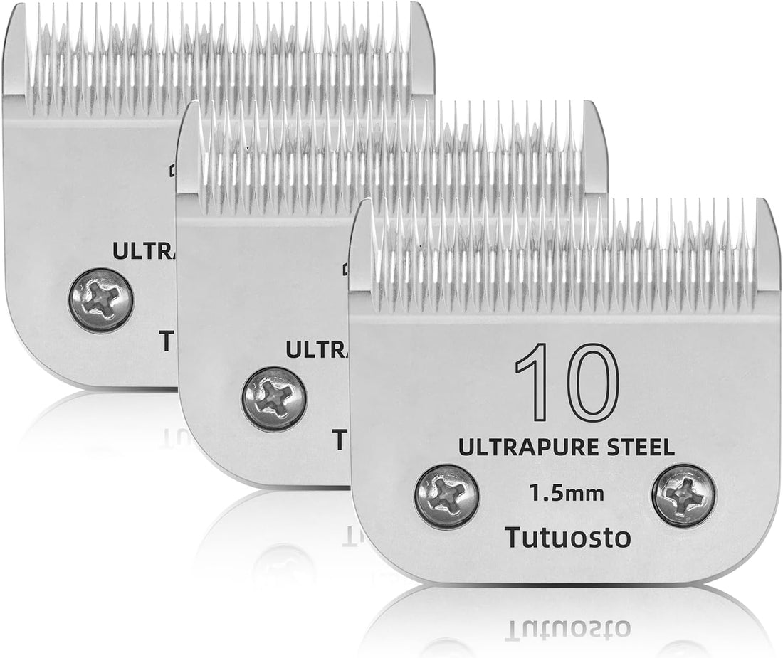 3 Pack 10 Clipper Blade Compatible with Andis