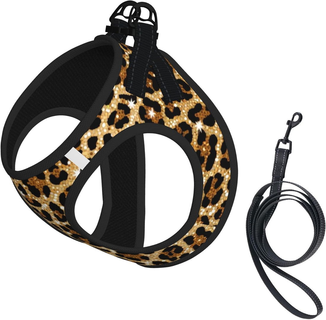 MUKIO Skull Roses Gothic No Pull Dog Harness Vest