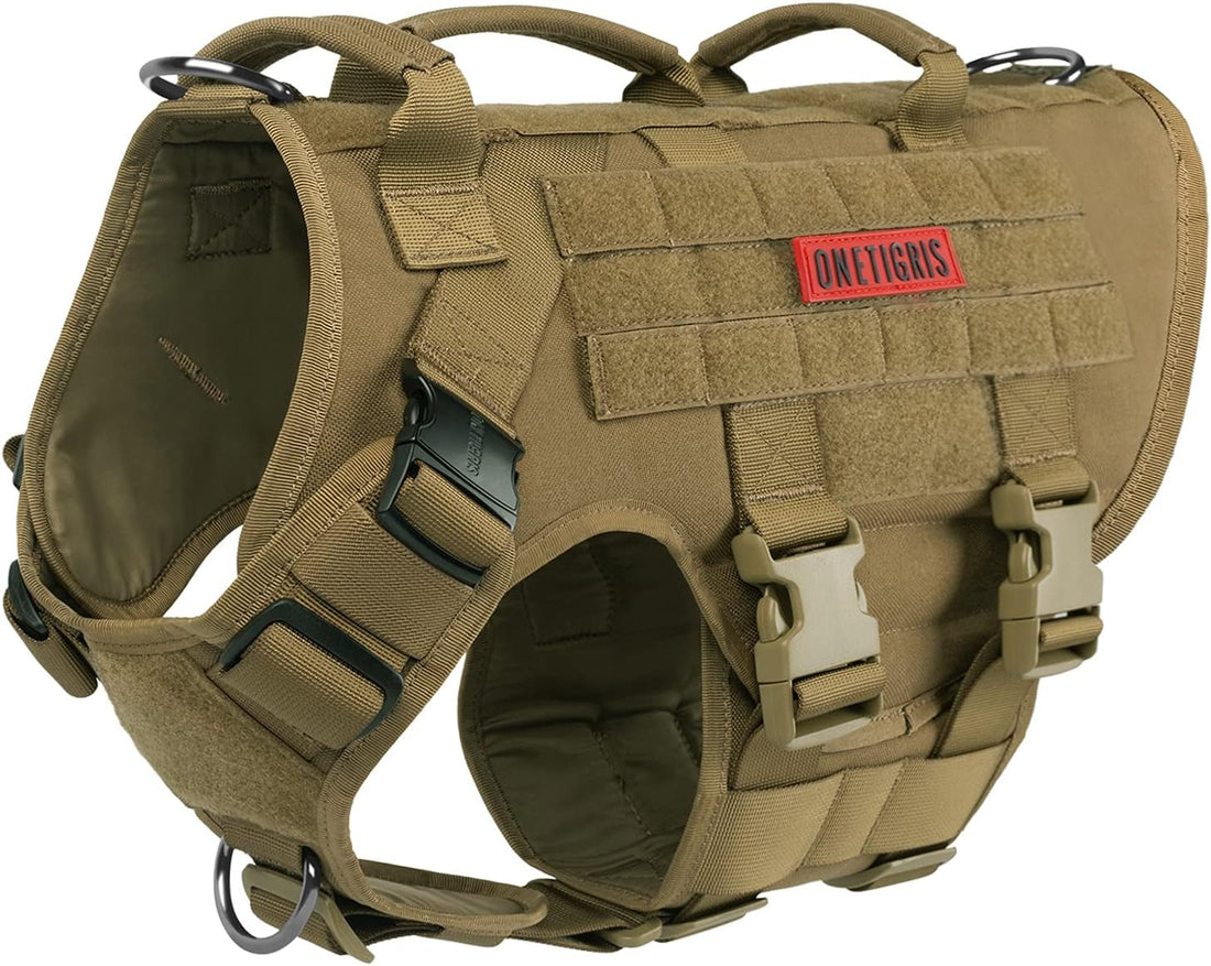 OneTigris Large Tactical Dog Harness No Pull Handle XL