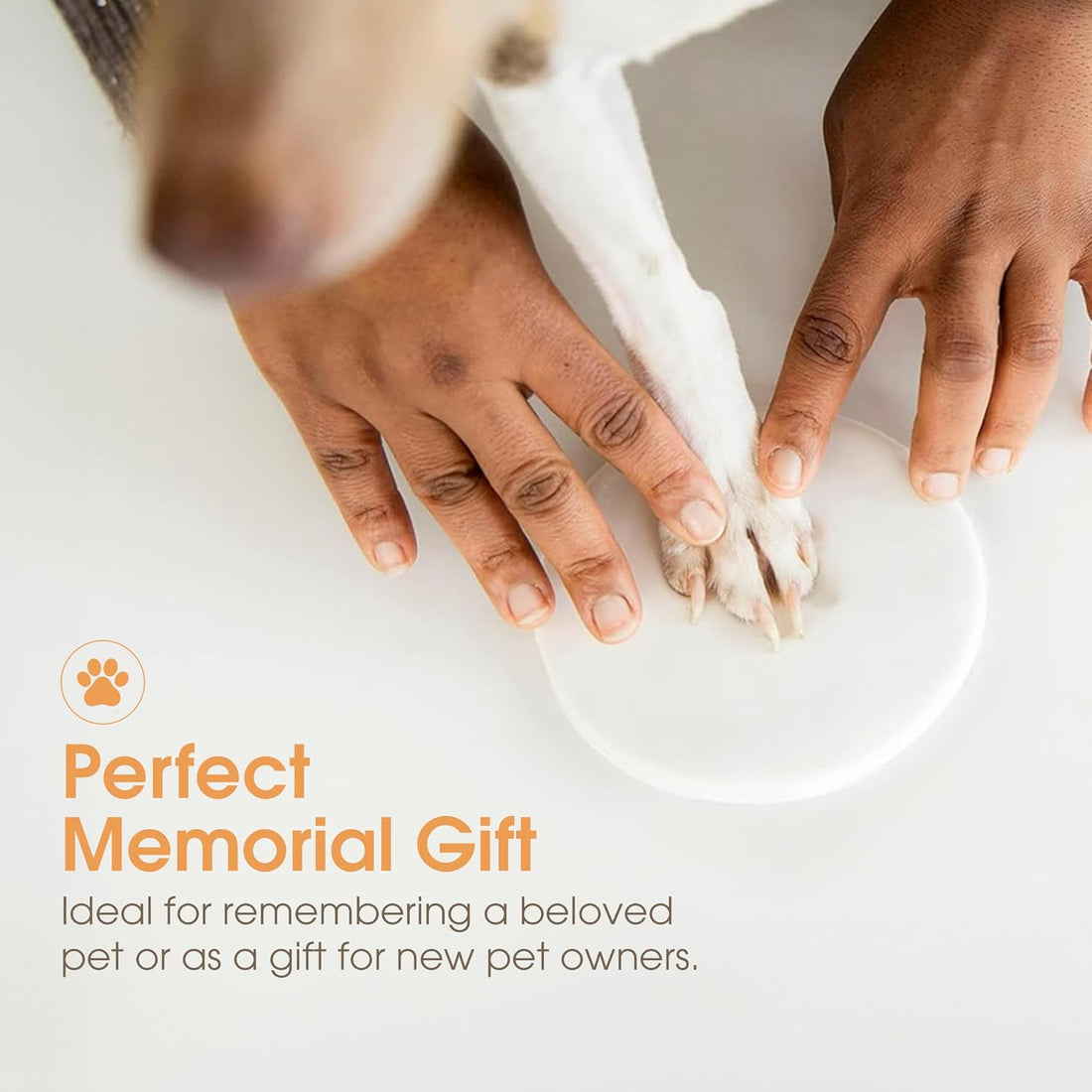 Pearhead Pet Paw Print Photo Frame With Clay Imprint Kit